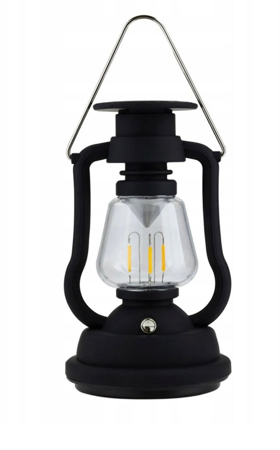 Beautiful outdoor crank solar lamp and extra charging method