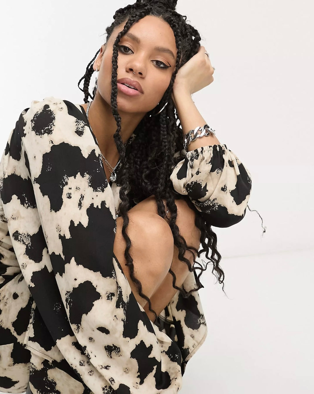 Last item | Animal print soft maxi dress