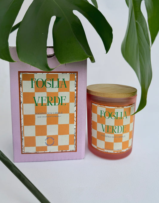 Foglia Verde Limited Edition Scented Candle - Orange