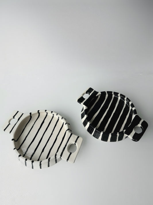 Handmade Zebra Plates