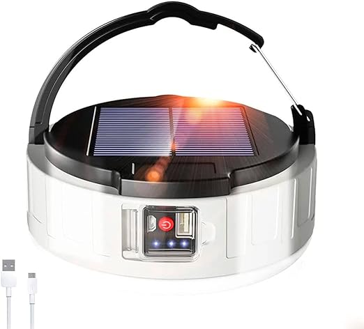 Solar emergency charging lamp waterproof plus remote control