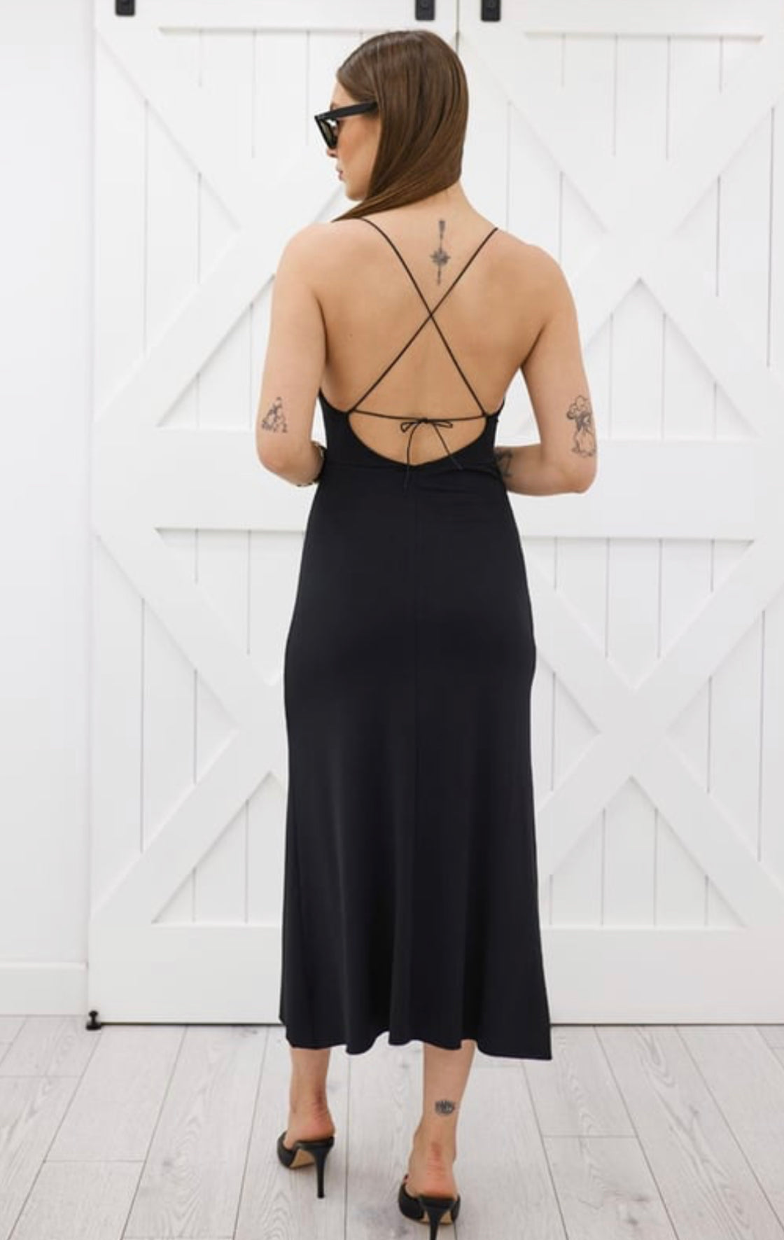 MARSEILLE SLIP OPEN BACK DRESS