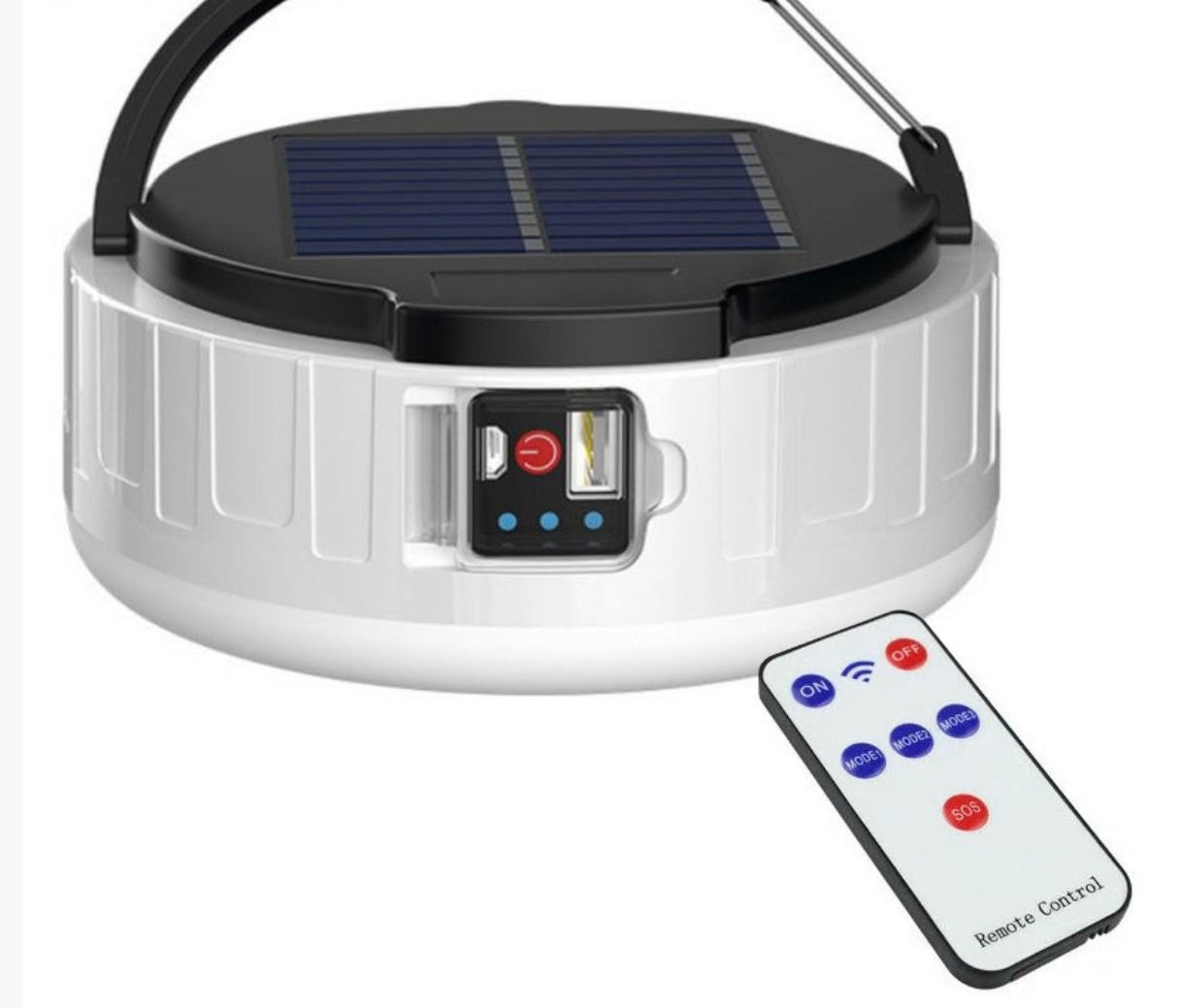 Solar emergency charging lamp waterproof plus remote control
