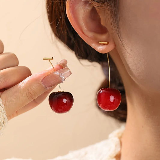 TRENDY CHERRY EARRINGS