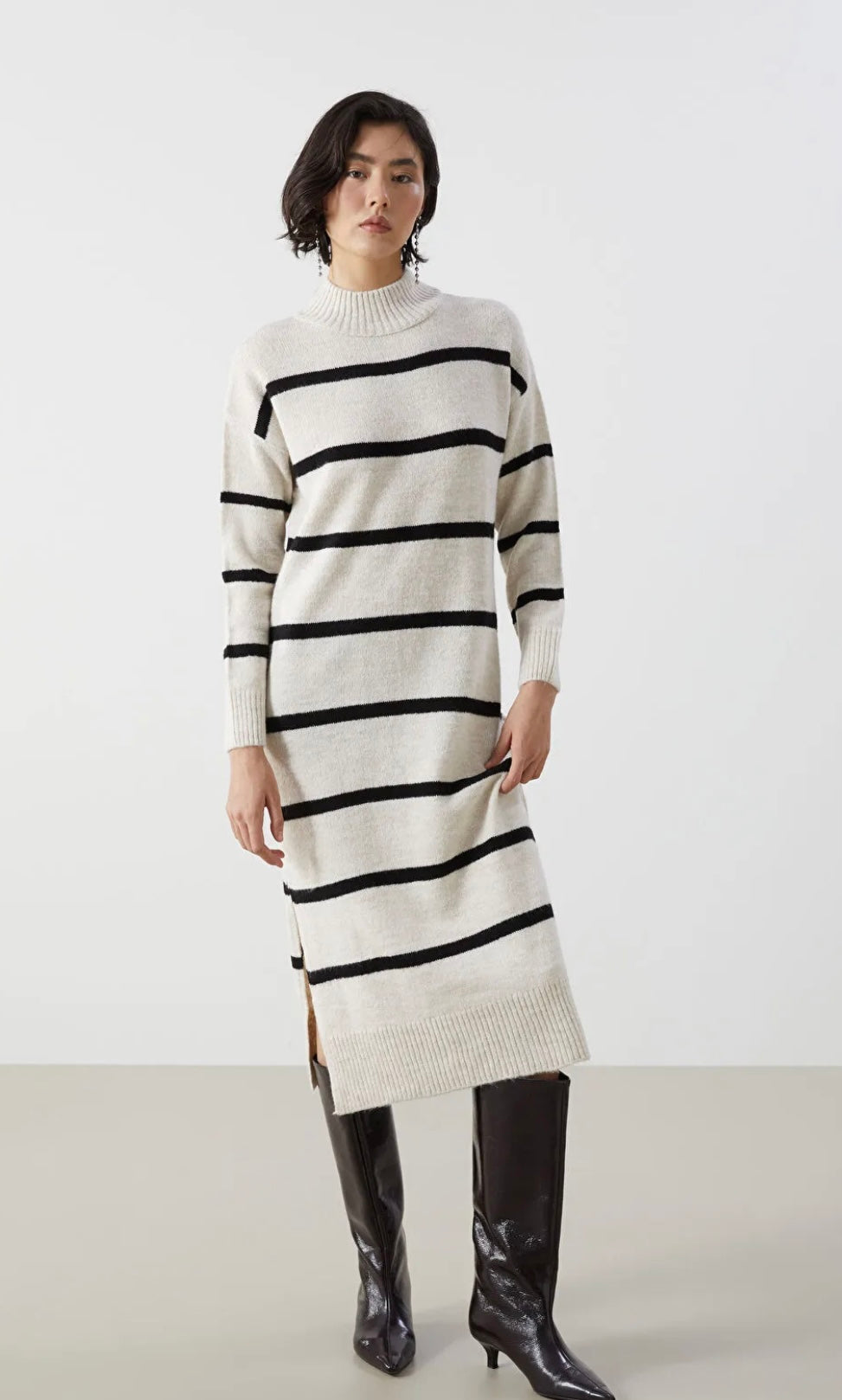 Knit soft dress