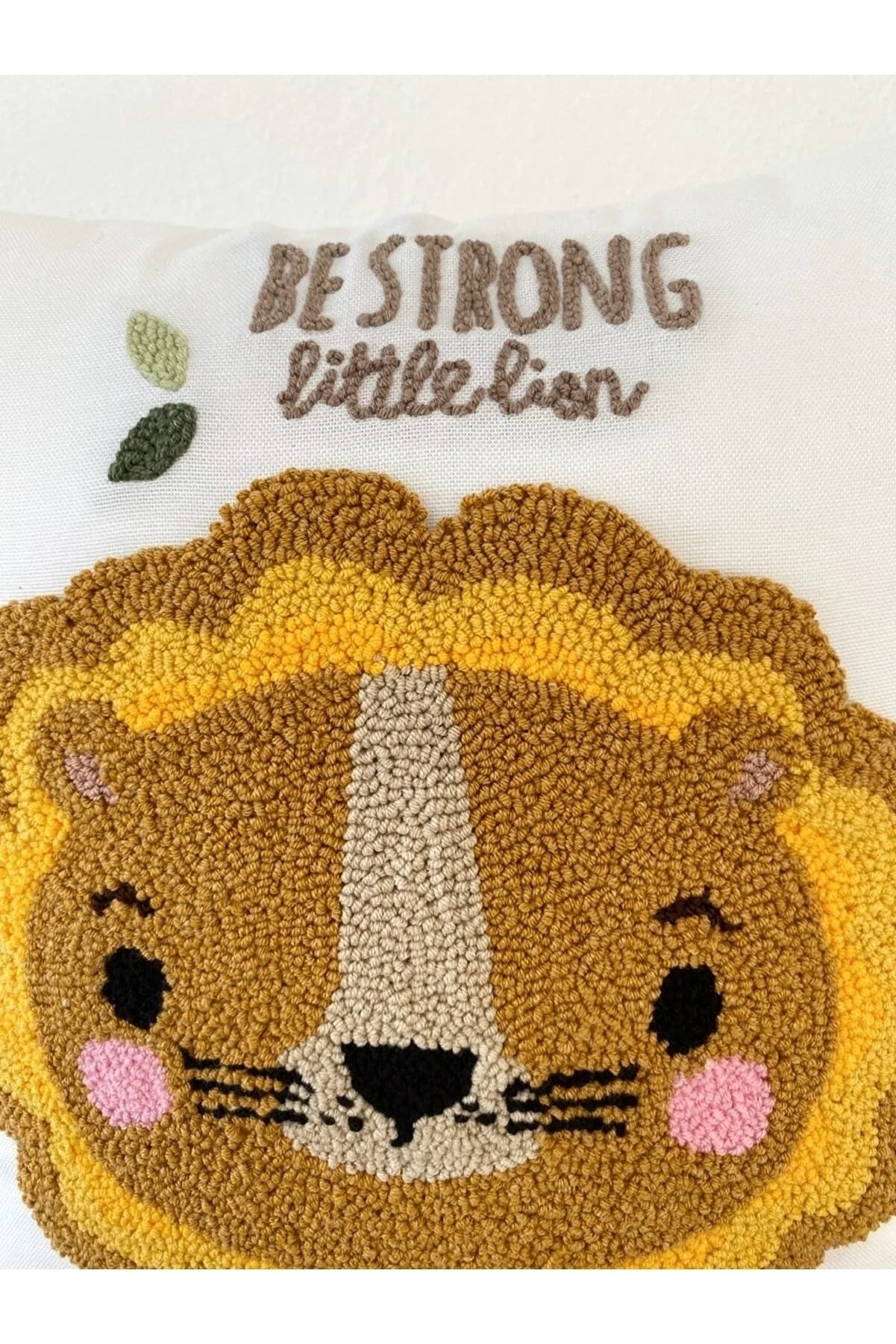 LION Cushion kids collection - Tufted Embroidered Handmade