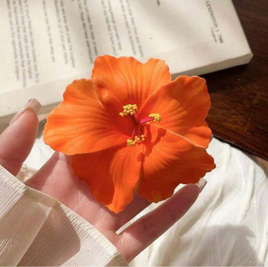 🌺 Hawaii flower hair clip design