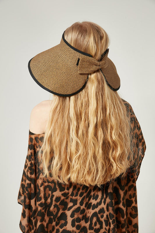 VELERIA STRAW HAT WITH BOW