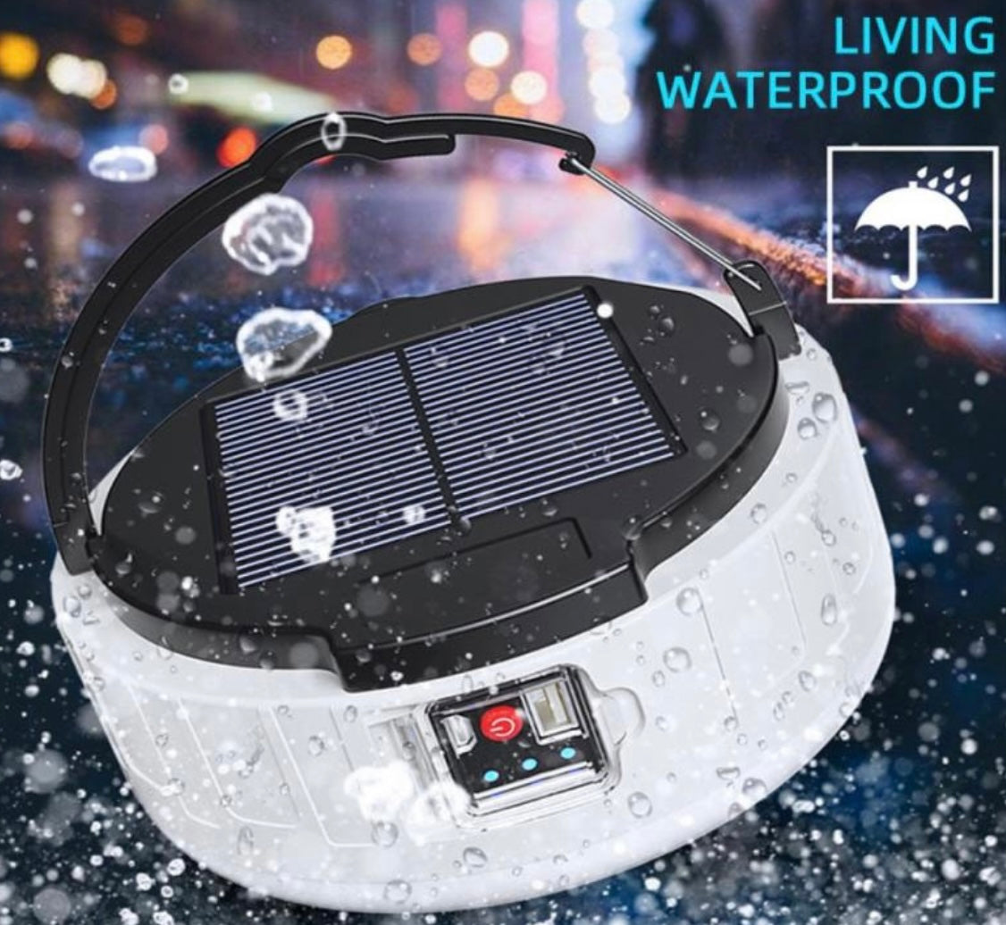 Solar emergency charging lamp waterproof plus remote control