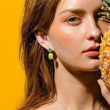 PINEAPPLE STONES EARRINGS