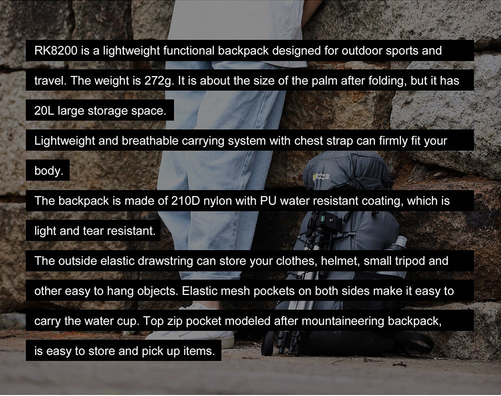 All-weather functional cycling, trekking backpack