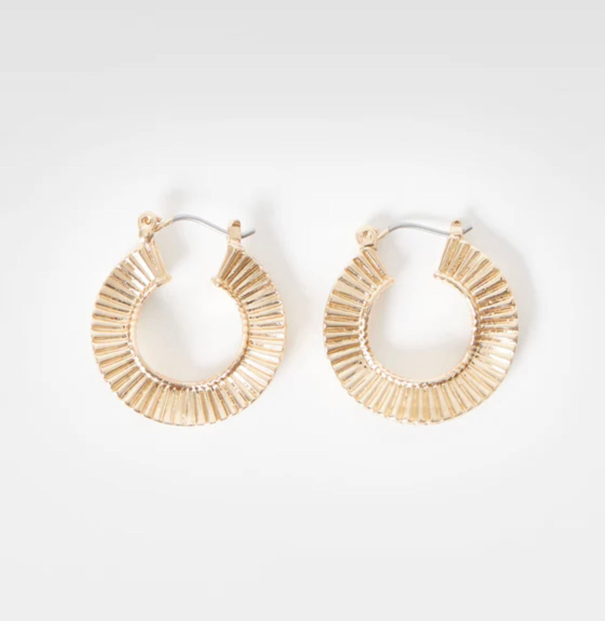 BOHO RIDGED HOOP EARRINGS