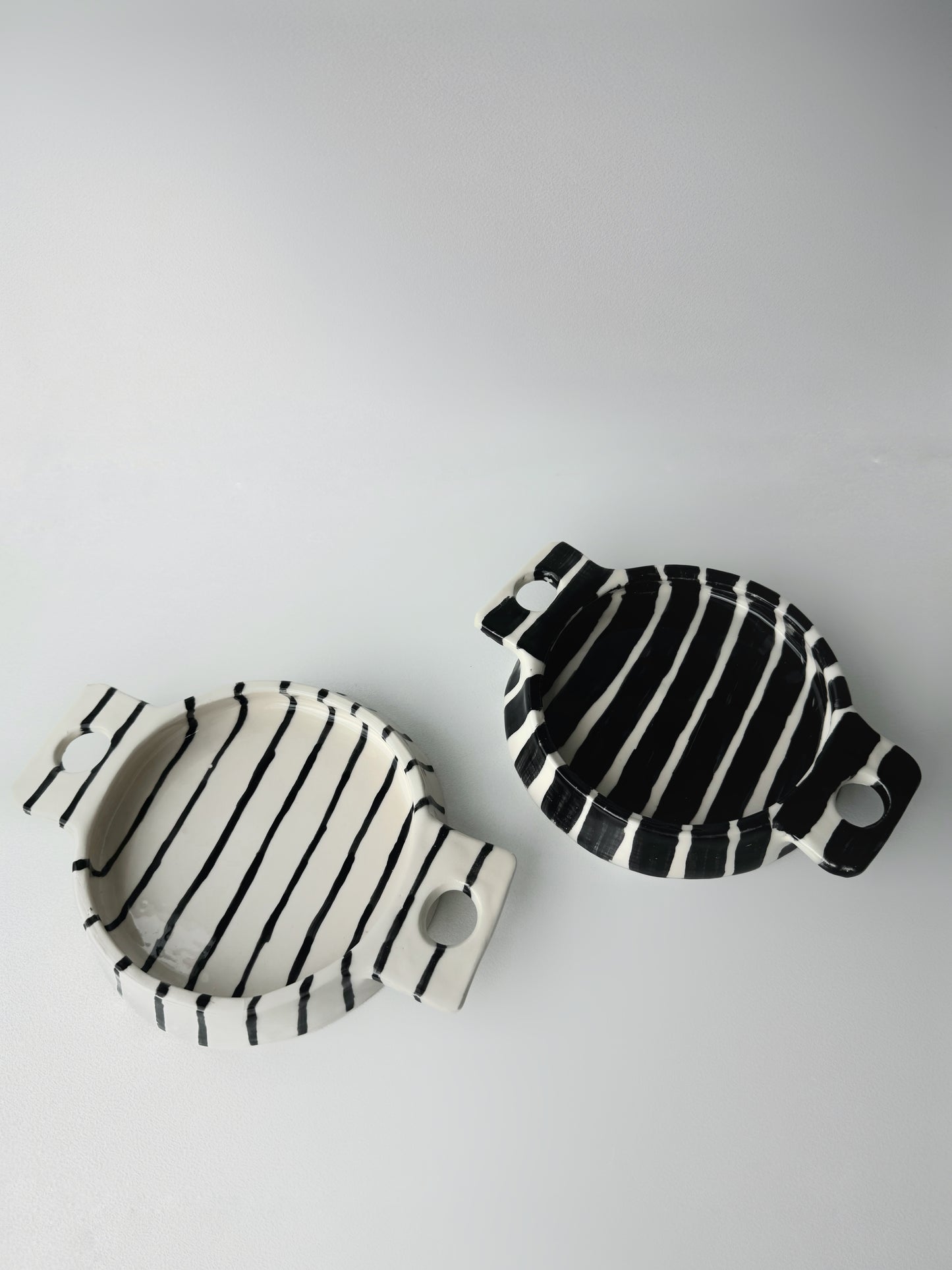 Handmade Zebra Plates