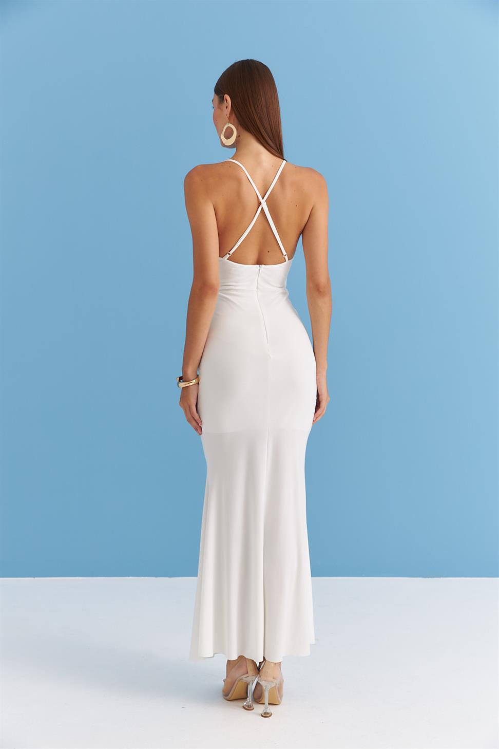 Last pieces sale WHITE MAXI DRESS